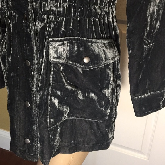 Lucky Brand Velvet Jacket w Snaps ♥️ S - Picture 3 of 8